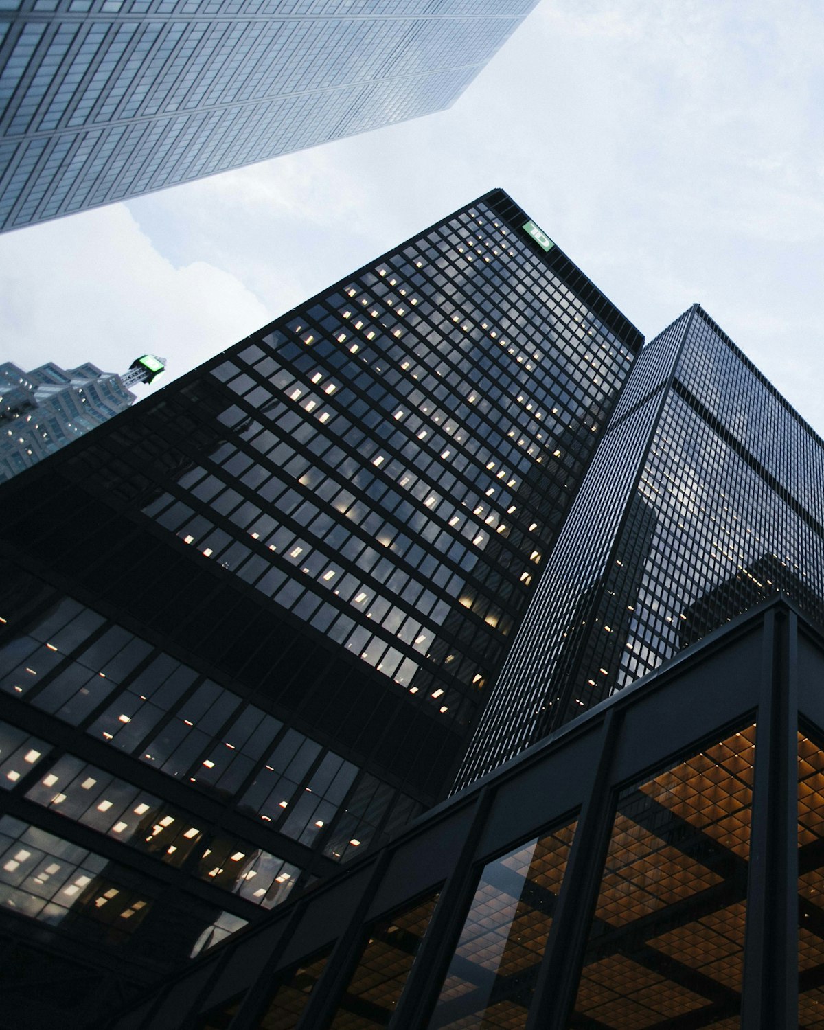 Immeubles de bureaux modernes