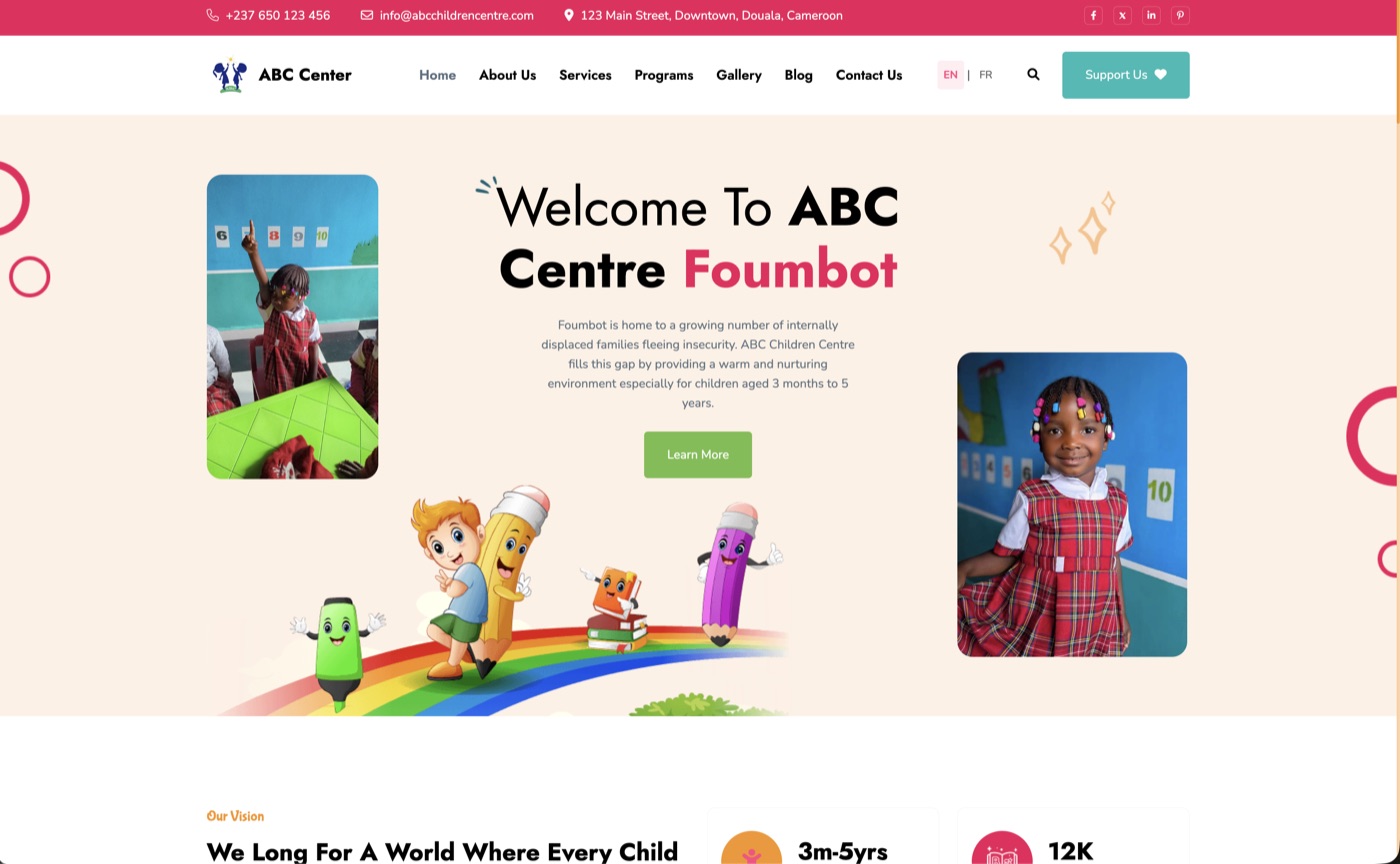 Aperçu du projet ABC Children Centre